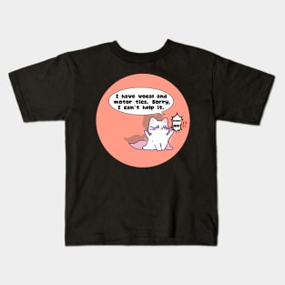 Tics disability awareness cute cat Kids T-Shirt